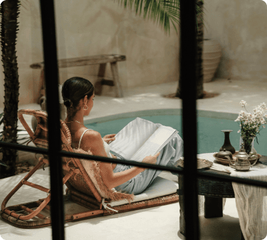 Cozy interior details